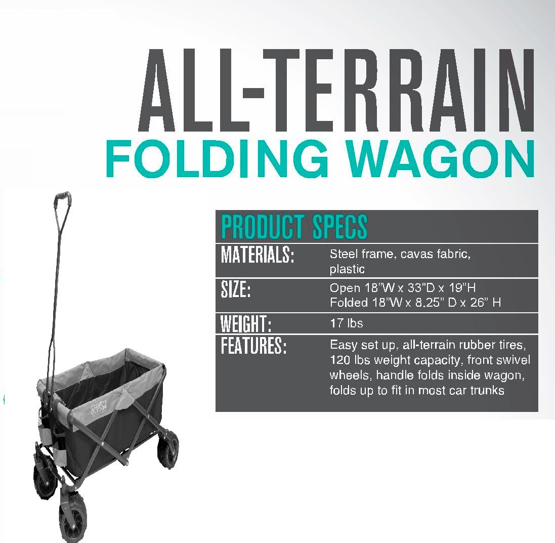 Creative Outdoor Silver Series All-Terrain Big Wheel Wagon - view number 7