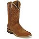 Justin Men's Austin Distressed Cognac Bent Rail Western Boots                                                                    - view number 1 selected
