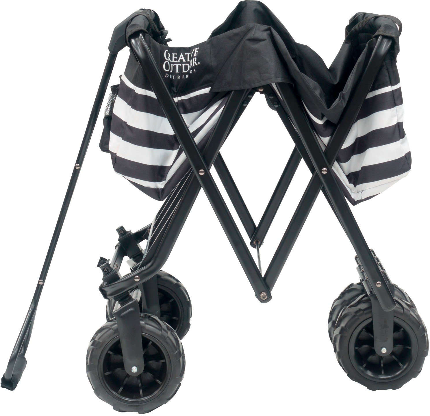 Creative Outdoor Stripe All-Terrain Folding Wagon - view number 5