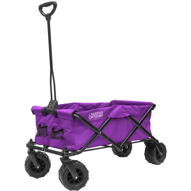 Creative Outdoor All-Terrain Folding Wagon Purple - Collapsible Furniture at Academy Sports