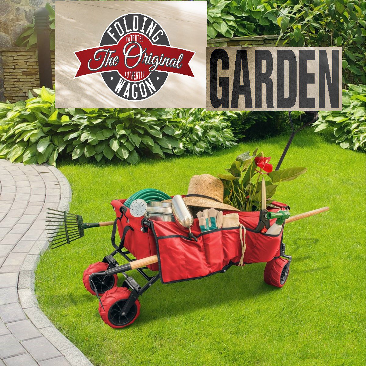 Creative Outdoor All-Terrain Folding Wagon - view number 8