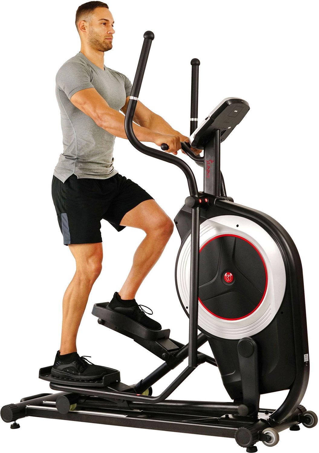 Sunny Health & Fitness Motorized Elliptical Trainer Academy
