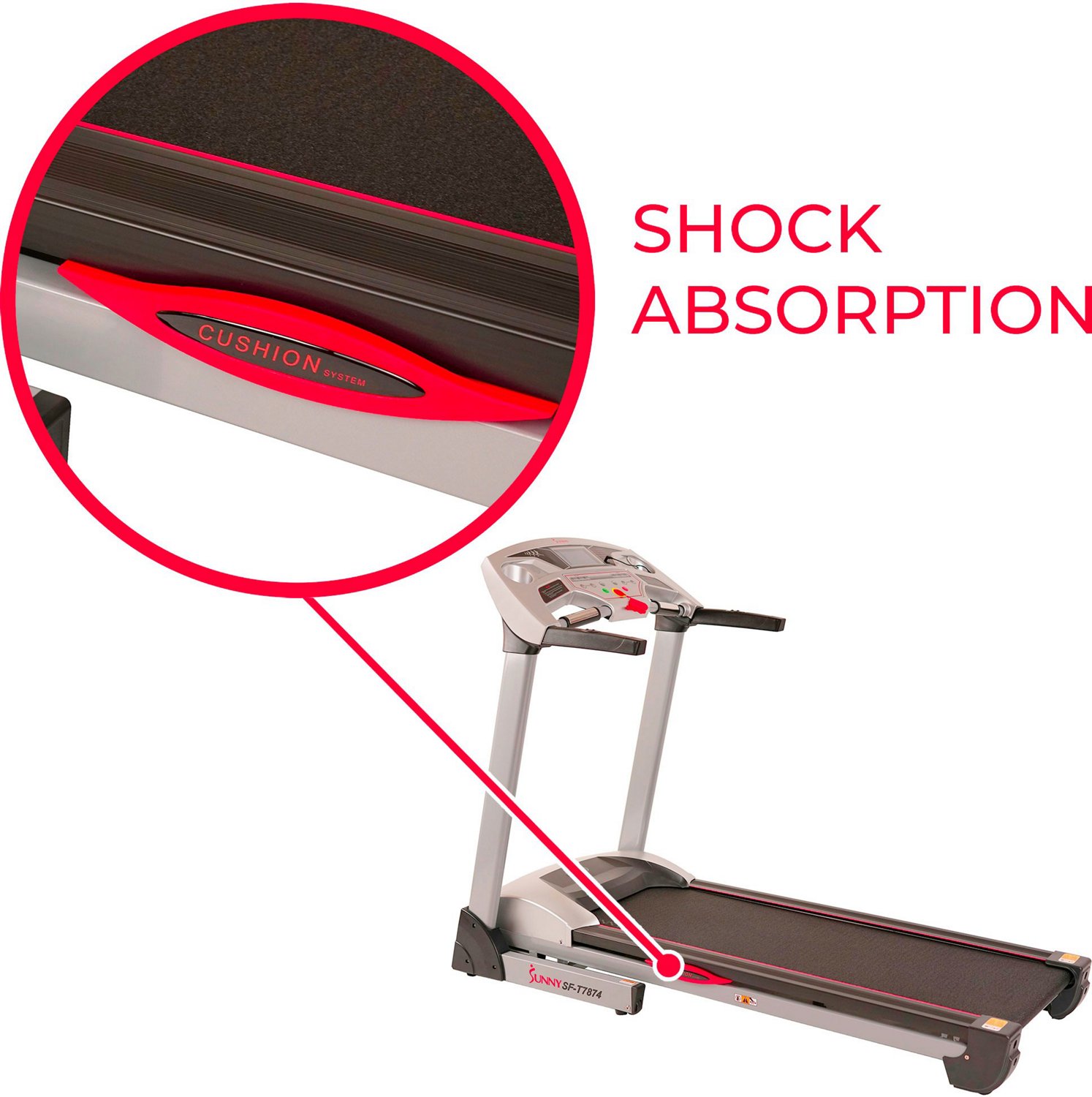 Sunny Health & Fitness Performance Treadmill Academy