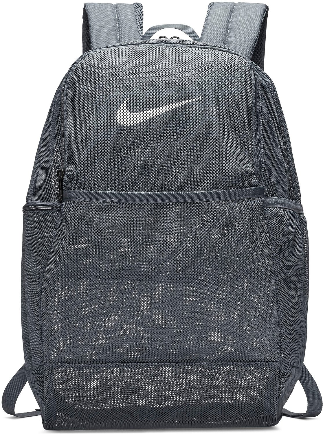 Grey mesh backpack online