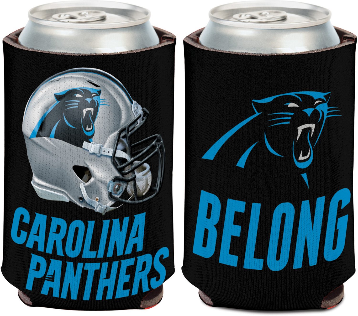 WinCraft Carolina Panthers 12 oz Slogan Can Cooler - view number 1