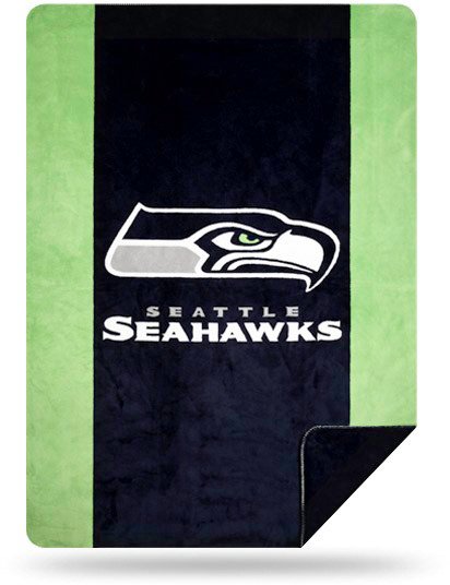 The Northwest Company Seattle Seahawks 60 x 70 in Silver Knit Throw Blanket Academy