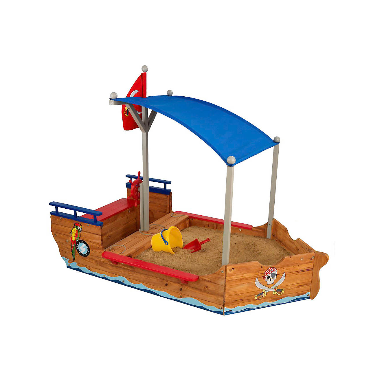 KidKraft Pirate Sand Boat                                                                                                        - view number 1