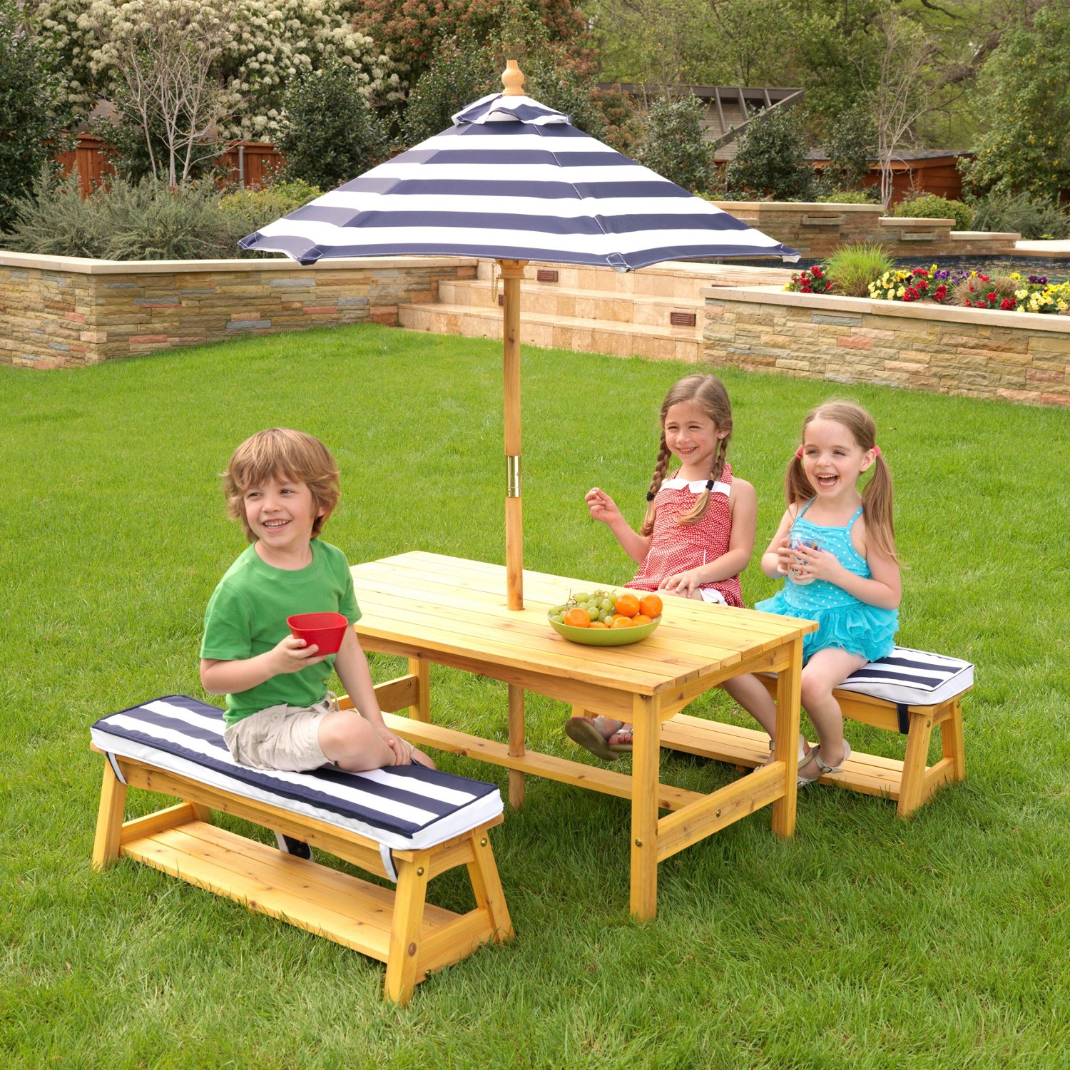 KidKraft Outdoor Table & Bench Set - view number 3