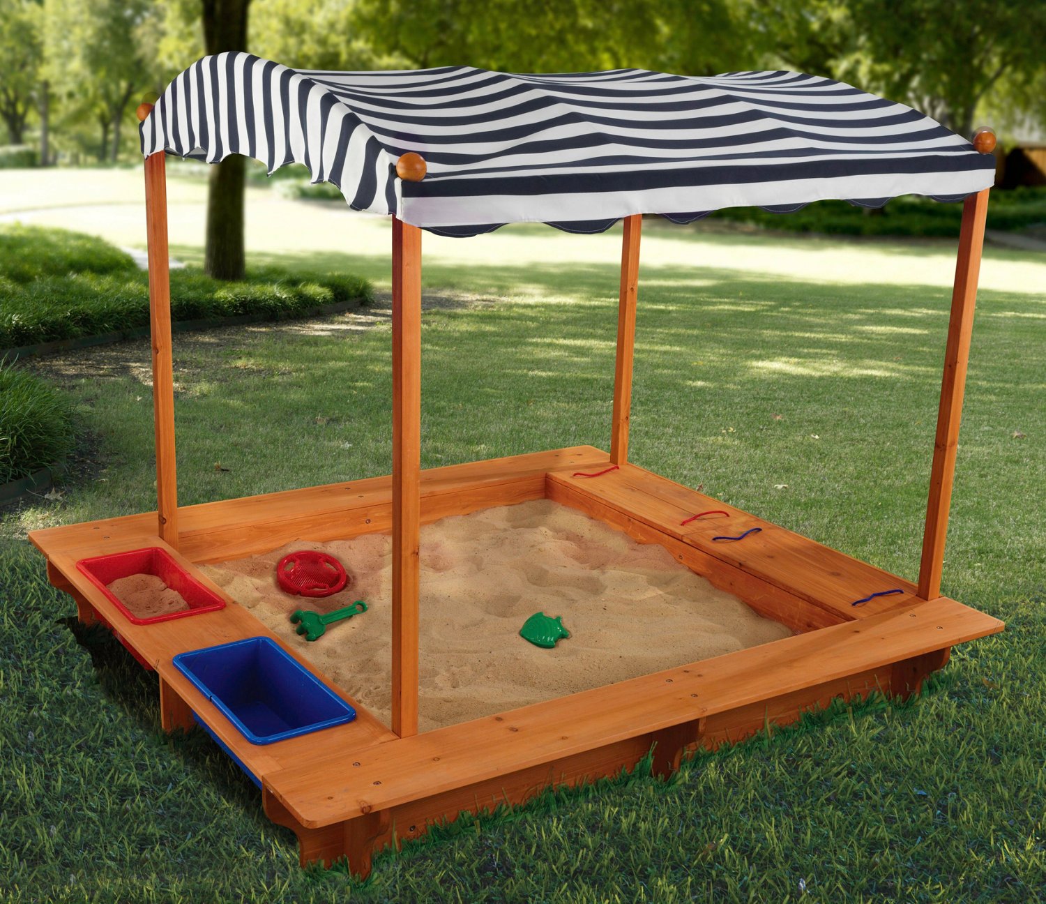 KidKraft Outdoor Sandbox with Canopy - view number 3