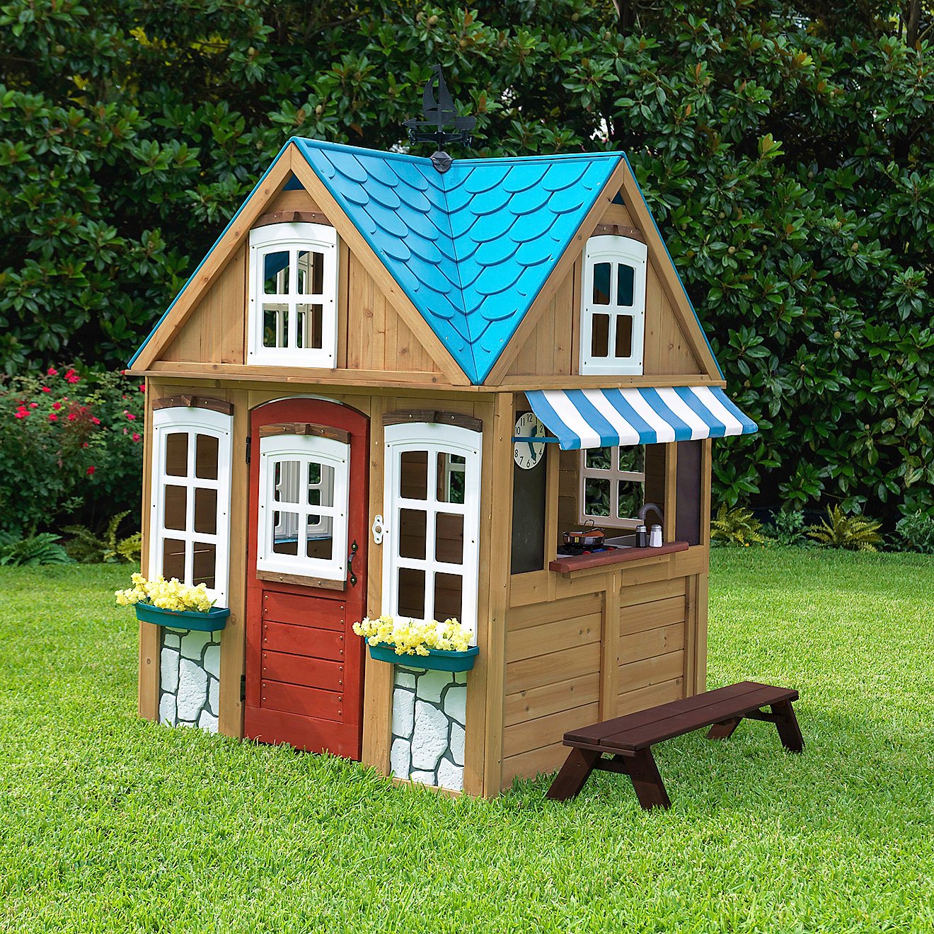 KidKraft Seaside Cottage Outdoor Play House                                                                                      - view number 5