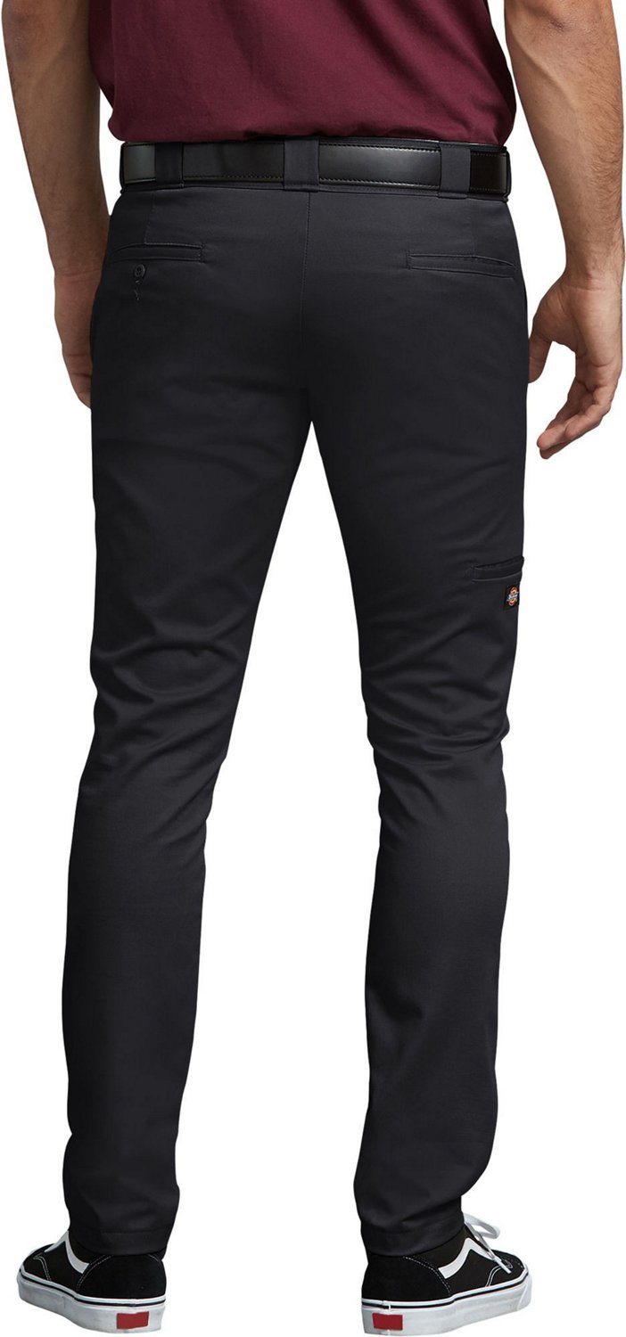 flex skinny straight fit double knee