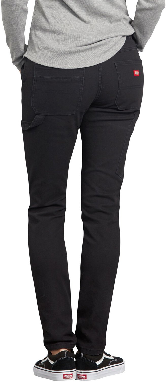 Dickies Women's Slim Stretch Duck Carpenter Pants - view number 2