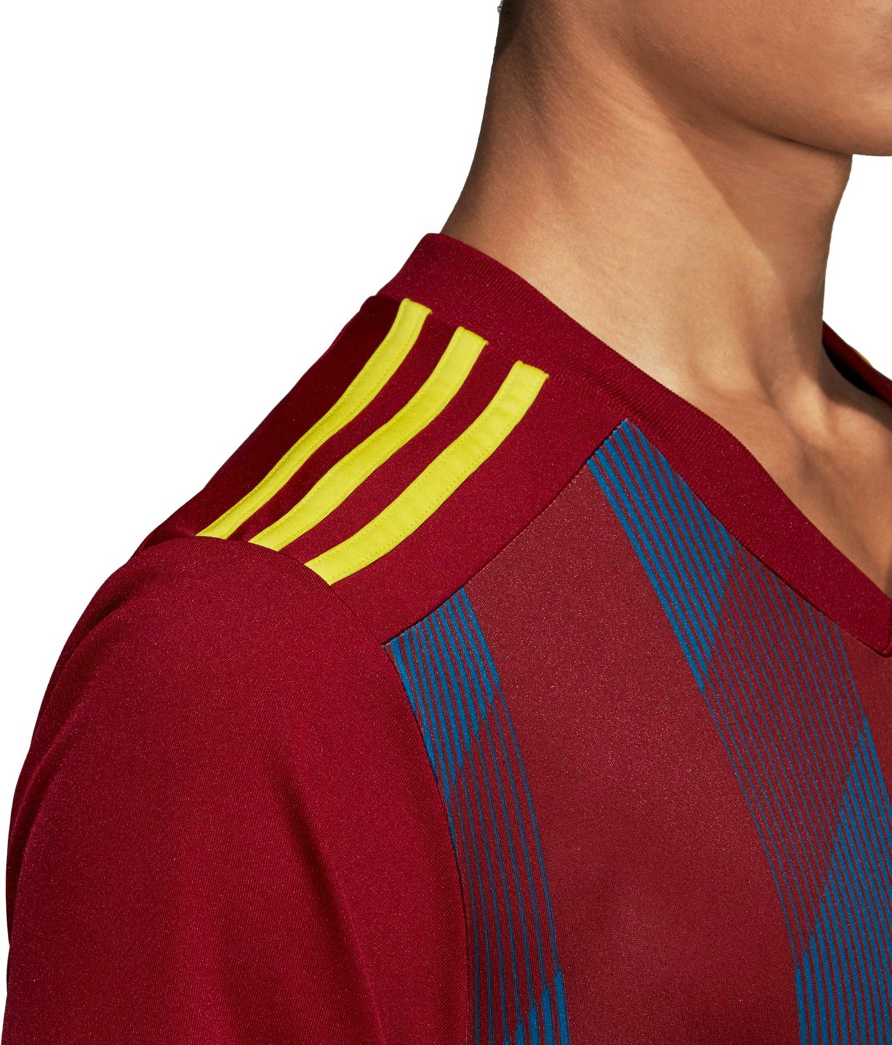 adidas Men's Striped Jersey 19 T-shirt                                                                                           - view number 8