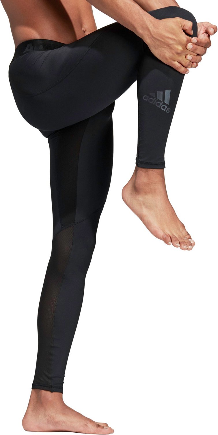 adidas Men's Alphaskin Sport Long Compression Tights