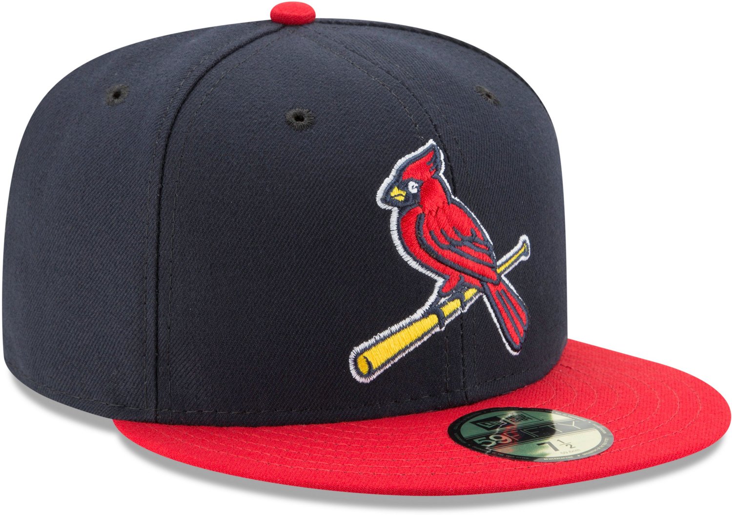 New Era Red St Louis Cardinals Alternate 2 Authentic Collection On-Field 59FIFTY Fitted Hat - view number 3
