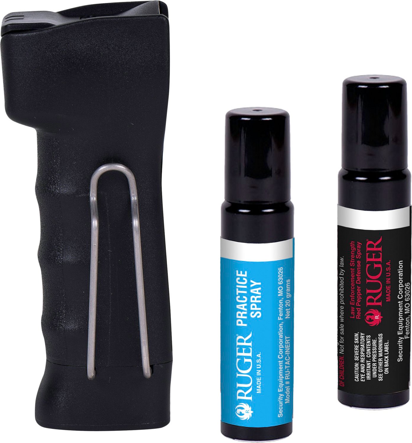 Ruger Tactical Model with Pepper Spray and Practice Spray Academy