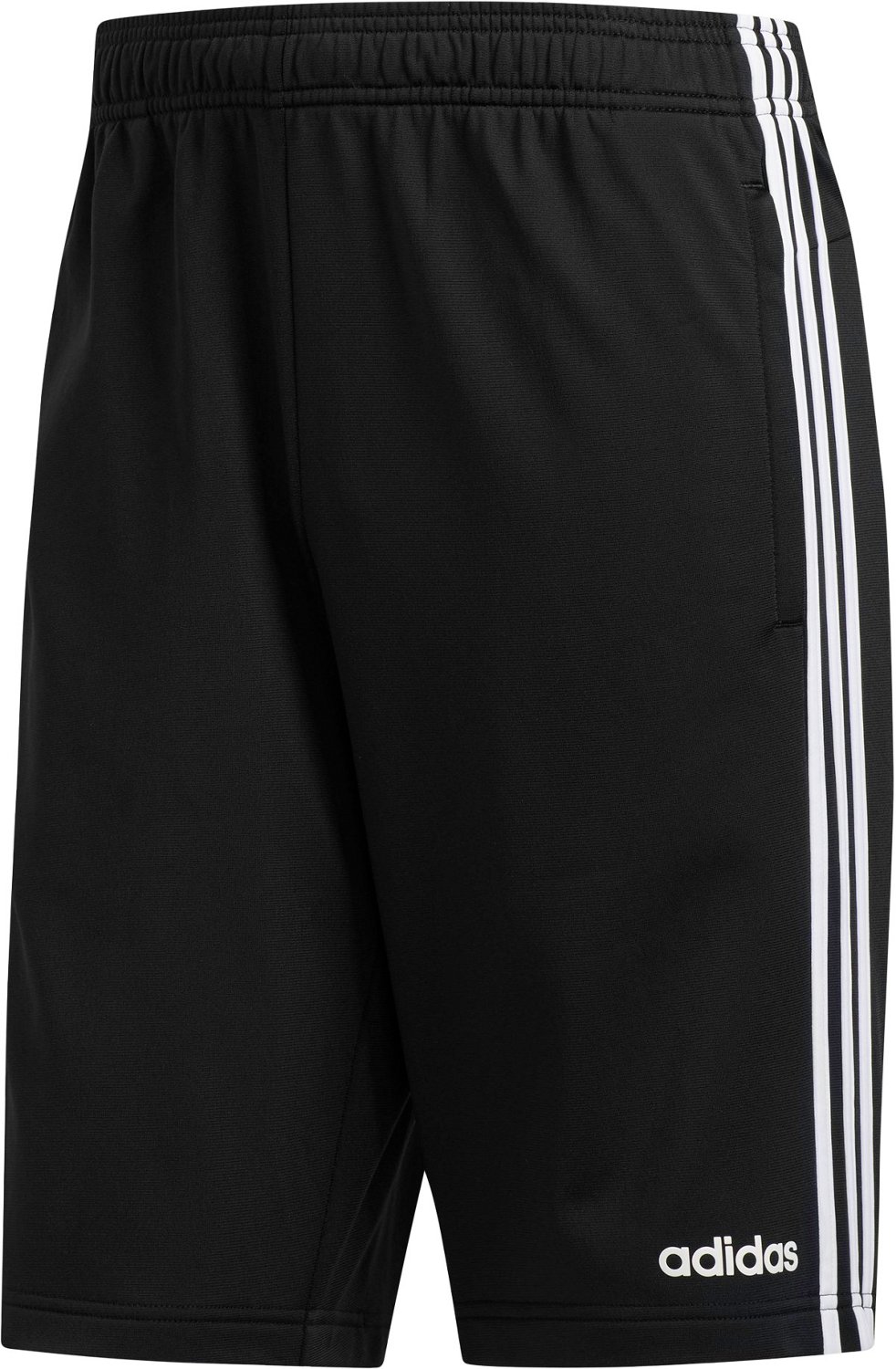 adidas Men's Essential 3-Stripes Tricot Shorts 10 in - view number 4