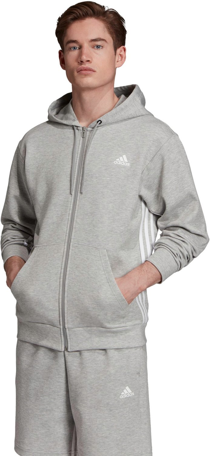 adidas Men's Must Have 3-Stripes Full Zip Hoodie - view number 1
