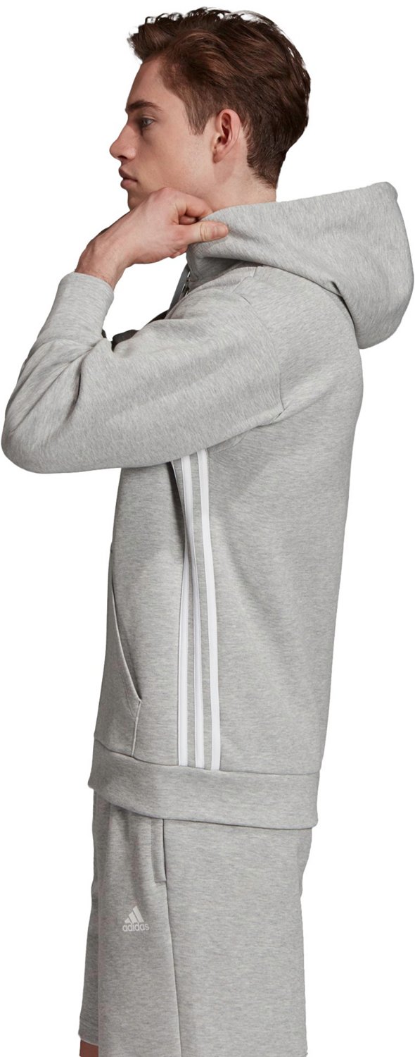 adidas Men's Must Have 3-Stripes Full Zip Hoodie - view number 3