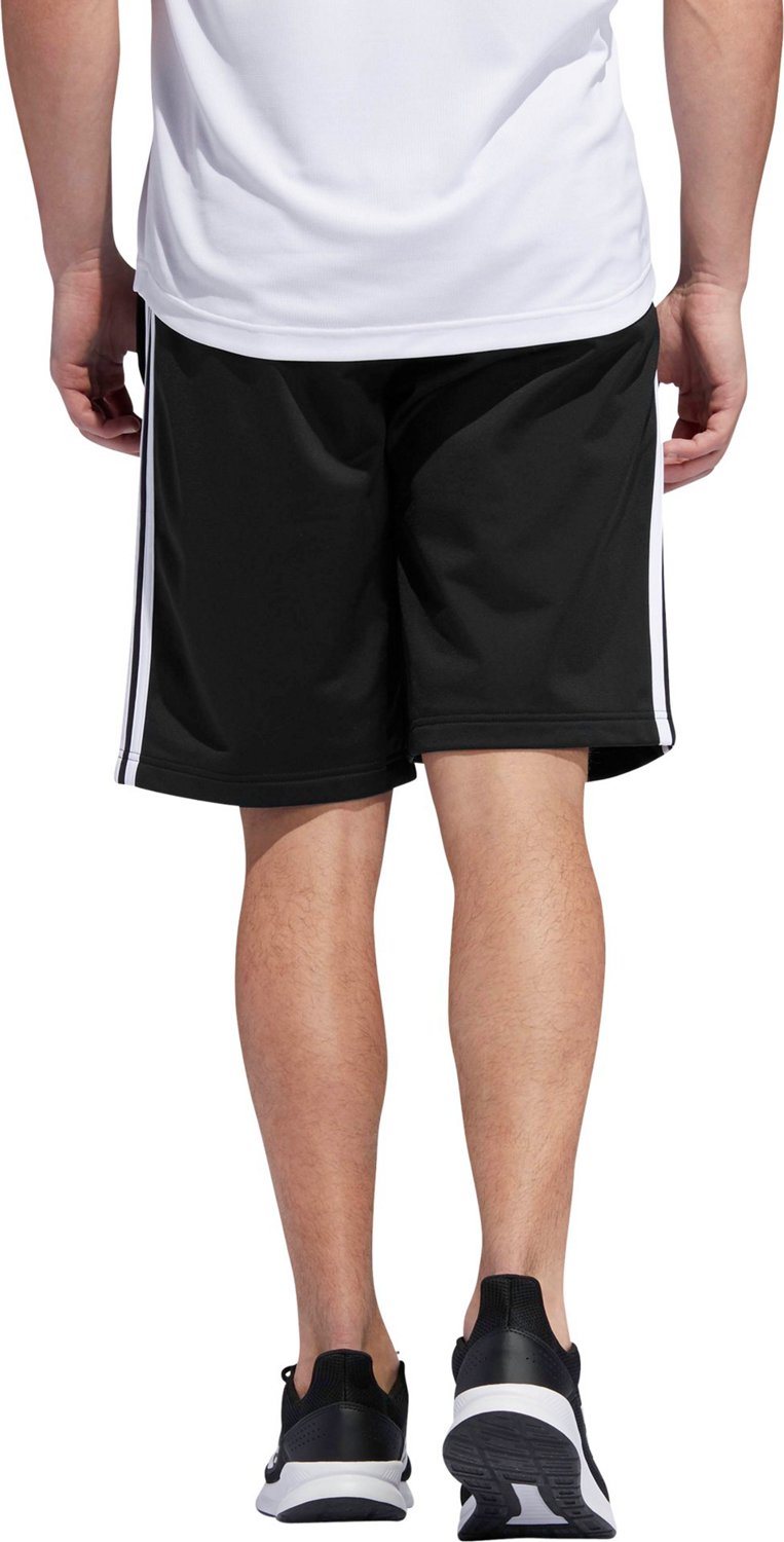 adidas Men's Essential 3-Stripes Tricot Shorts 10 in - view number 2