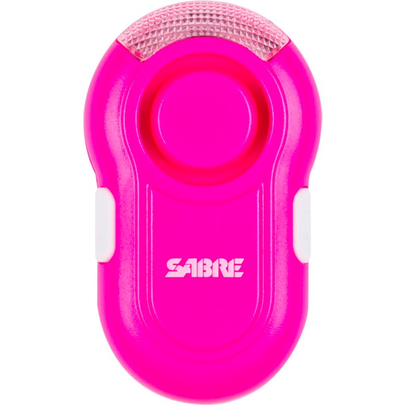 SABRE Personal Alarm with Clip and LED Light Pink - Personal Safety at Academy Sports