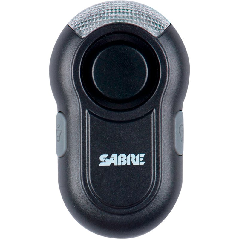 SABRE Personal Alarm with Clip and LED Light Black - Personal Safety at Academy Sports