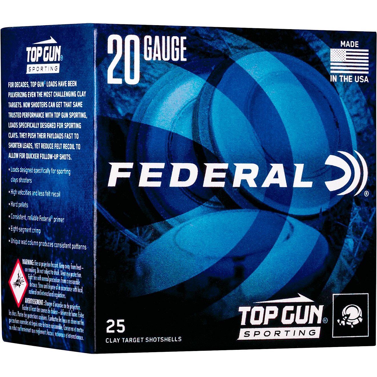 Federal Premium Top Gun 20 Gauge Shotshells                                                                                      - view number 1