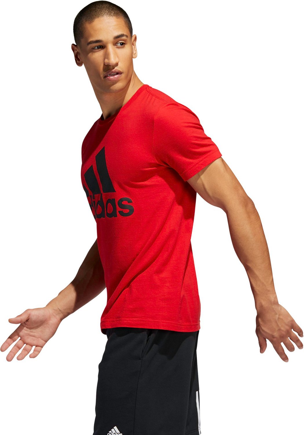 adidas Men's Badge of Sport Basic T-shirt - view number 3