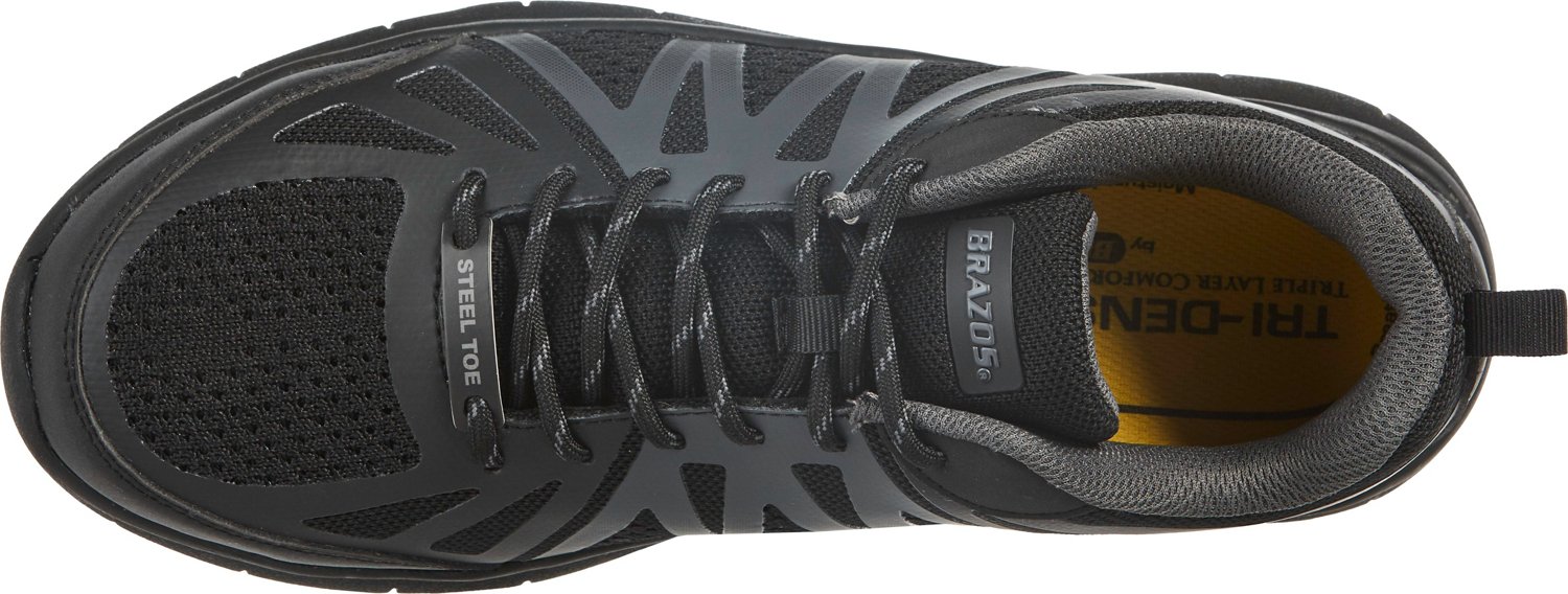Brazos Men's Workman Steel Toe SR Lace Up Work Shoes - view number 3