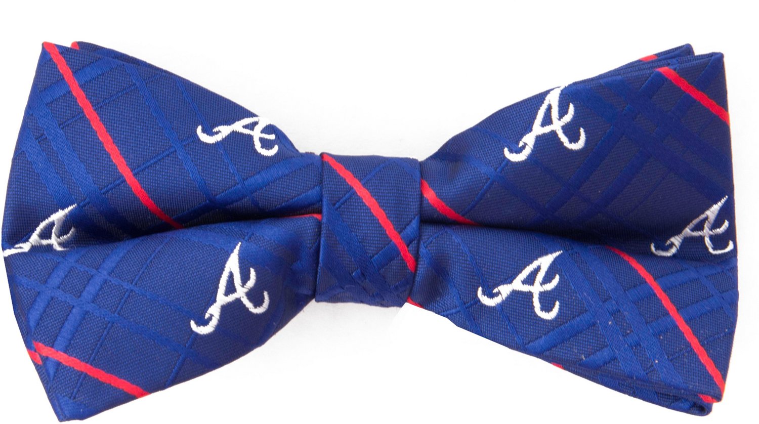 Eagles Wings Men's Atlanta Braves Oxford Woven Bow Tie                                                                           - view number 1