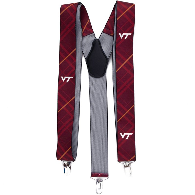 Men's Maroon Virginia Tech Hokies Suspenders - Maroon