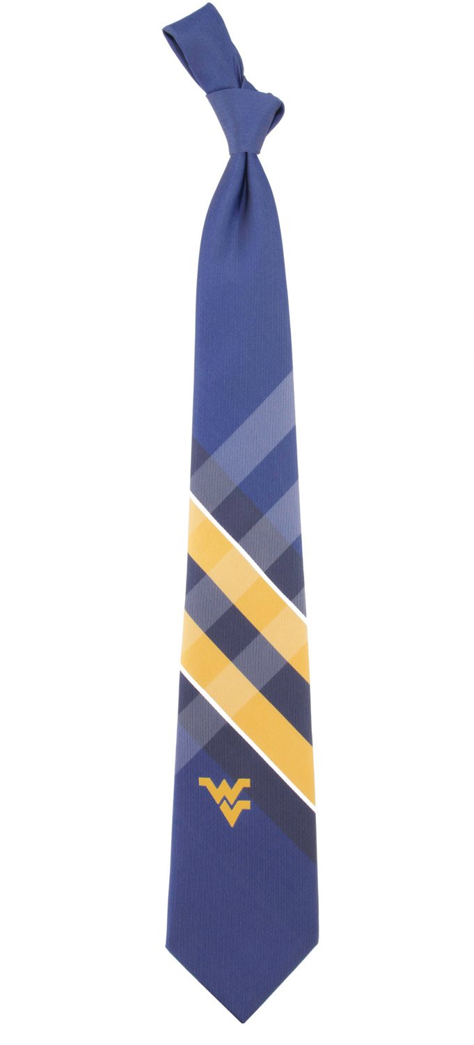 Eagles Wings Men's West Virginia University Grid Necktie