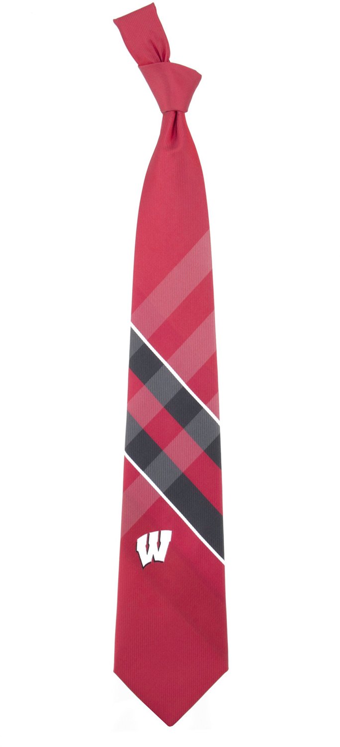 Eagles Wings Men's University of Wisconsin Grid Necktie