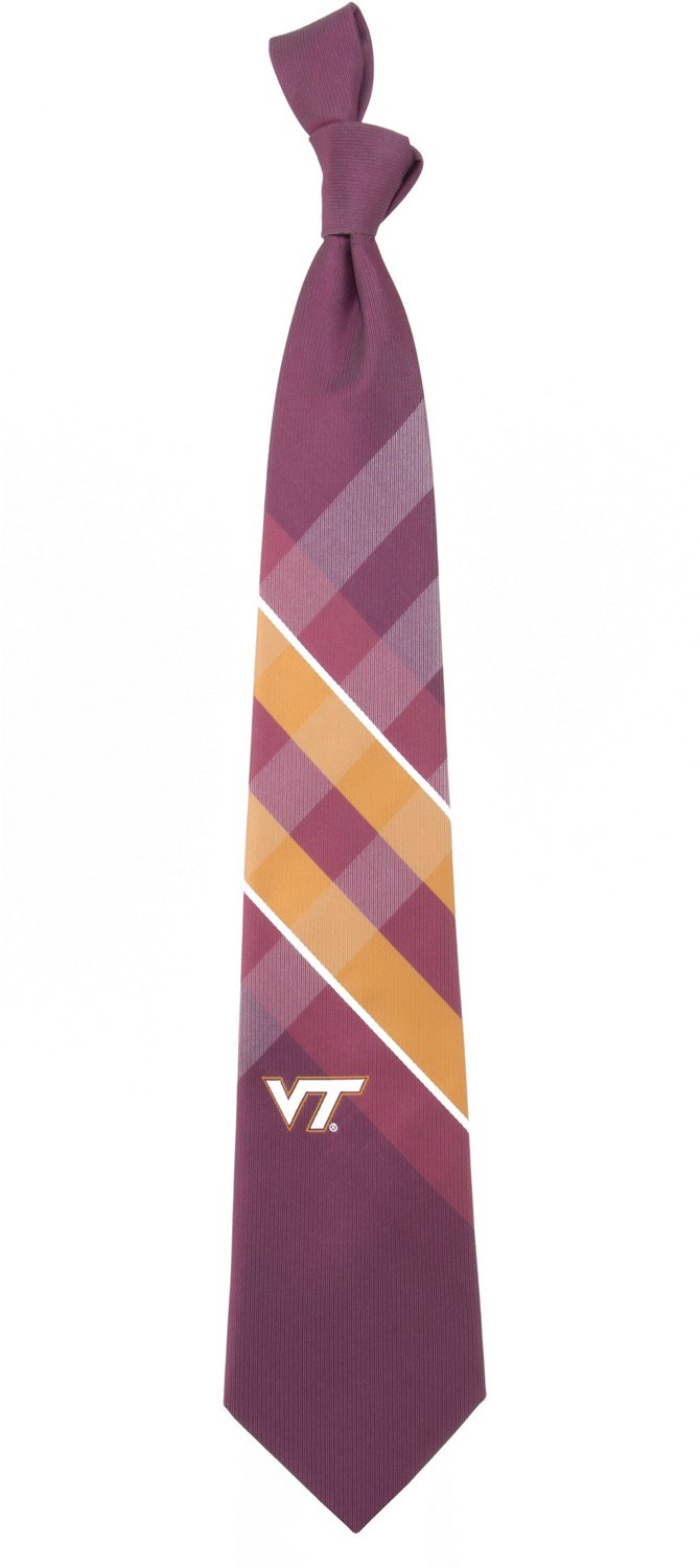 Eagles Wings Men's Virginia Tech Grid Necktie | Academy