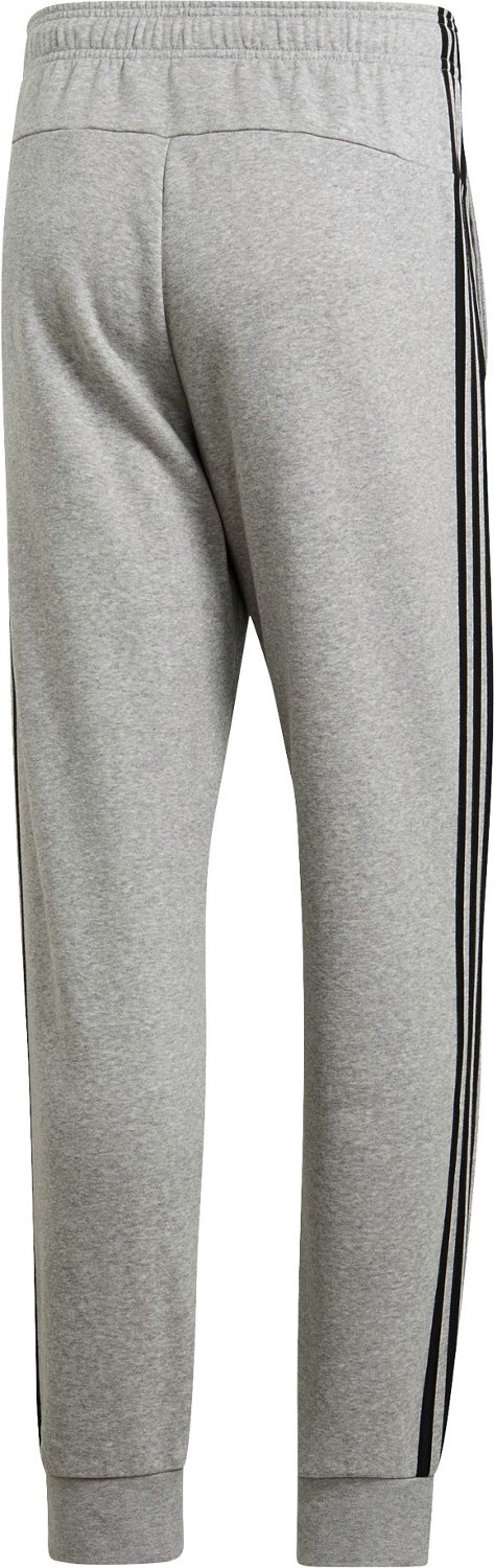 adidas Men's Essential 3-Stripes Fleece Tapered Pants | Academy