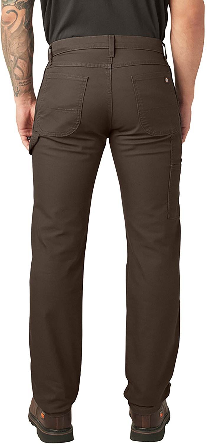 Dickies Men's Flex Regular Fit Straight Leg Tough Max Duck Carpenter Pants                                                       - view number 2