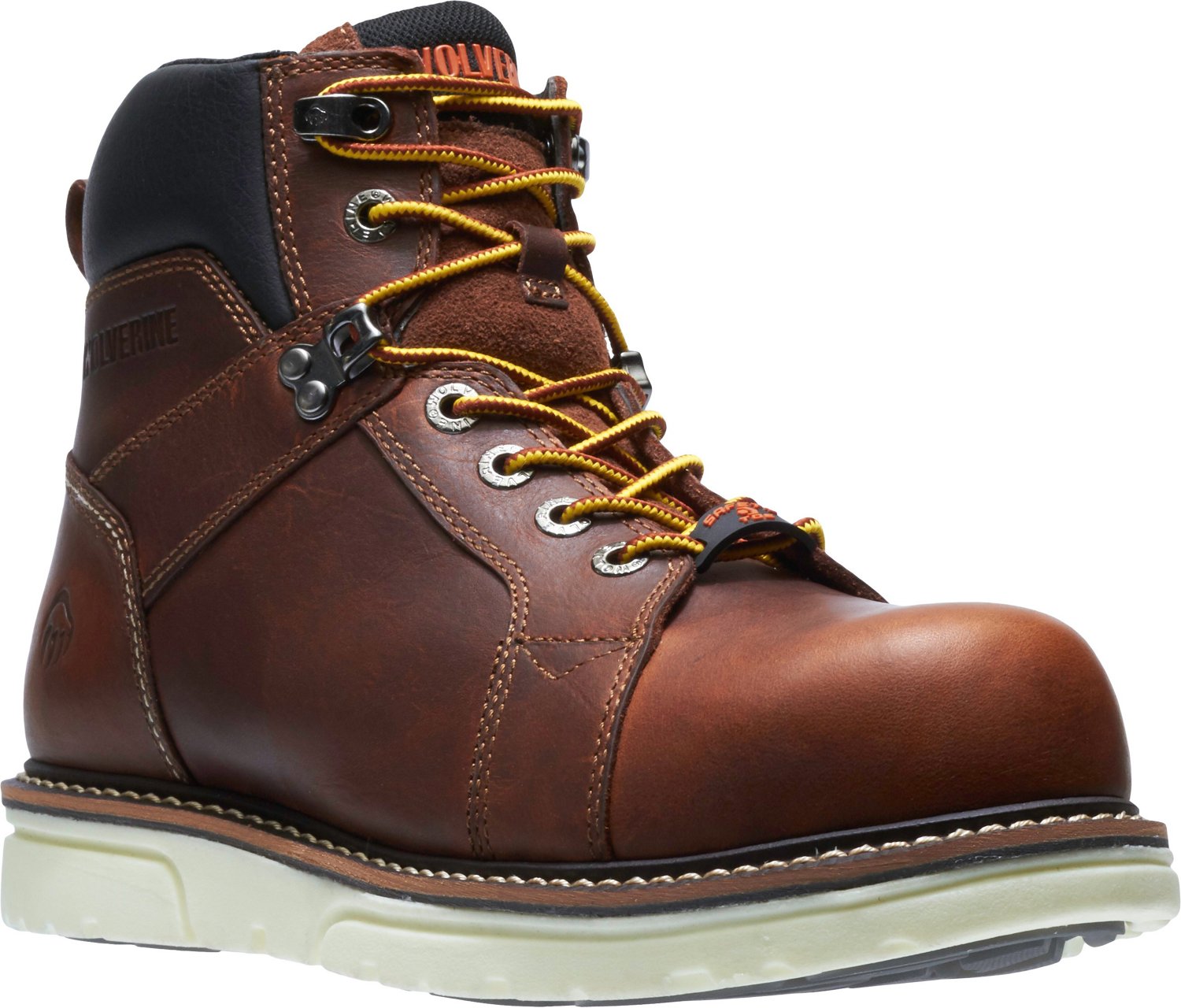 Lace up best sale work boots academy