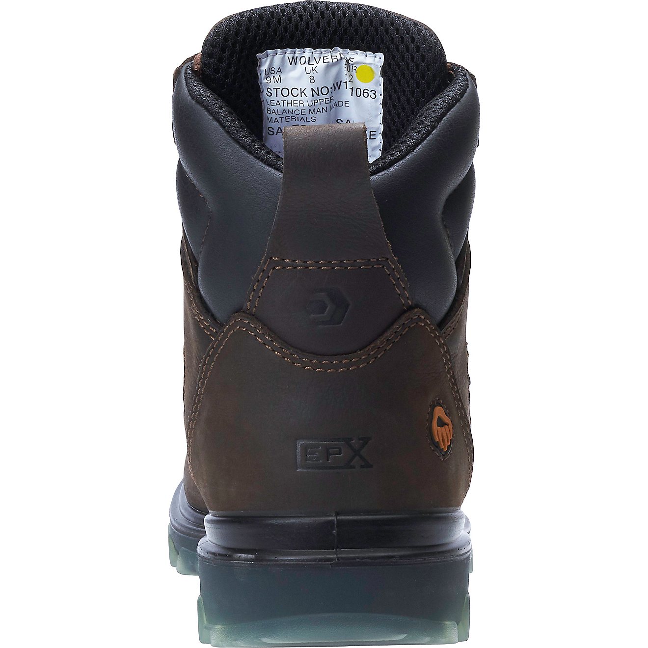 Wolverine Men's I-90 EPX BOA Composite Toe Work Boots                                                                            - view number 7