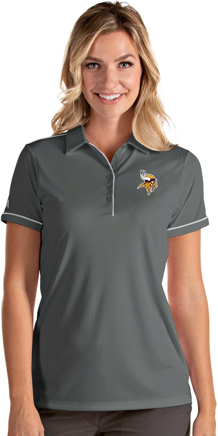 Antigua NFL Minnesota Vikings Women's Affluent Polo, Small