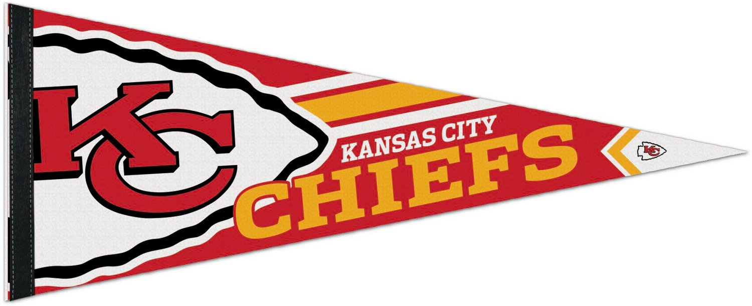 WinCraft Kansas City Chiefs 12 in x 30 in Premium Pennant