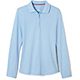 French Toast Girls' Extended Sizing Long Sleeve Stretch Pique Polo Shirt                                                         - view number 1 selected