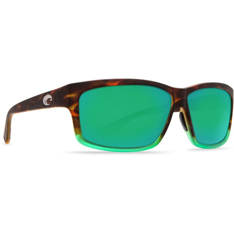 Photos - Wrist Watch Costa Del Mar Cut Sunglasses Brown/Light Green - Case Sunglasses at Academ