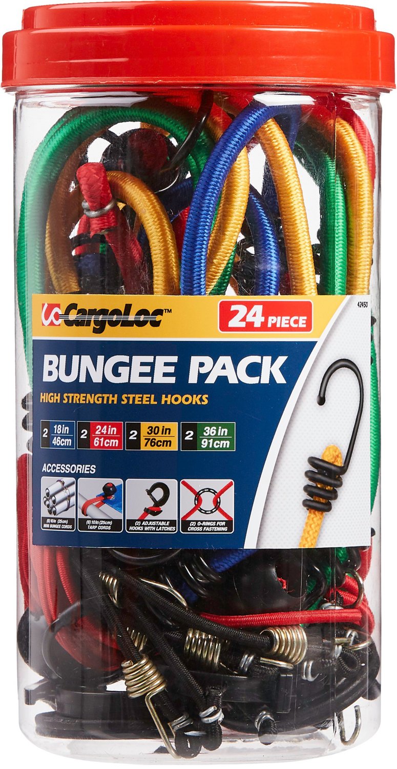 CargoLoc High Strength Steel Hooks Bungee Pack