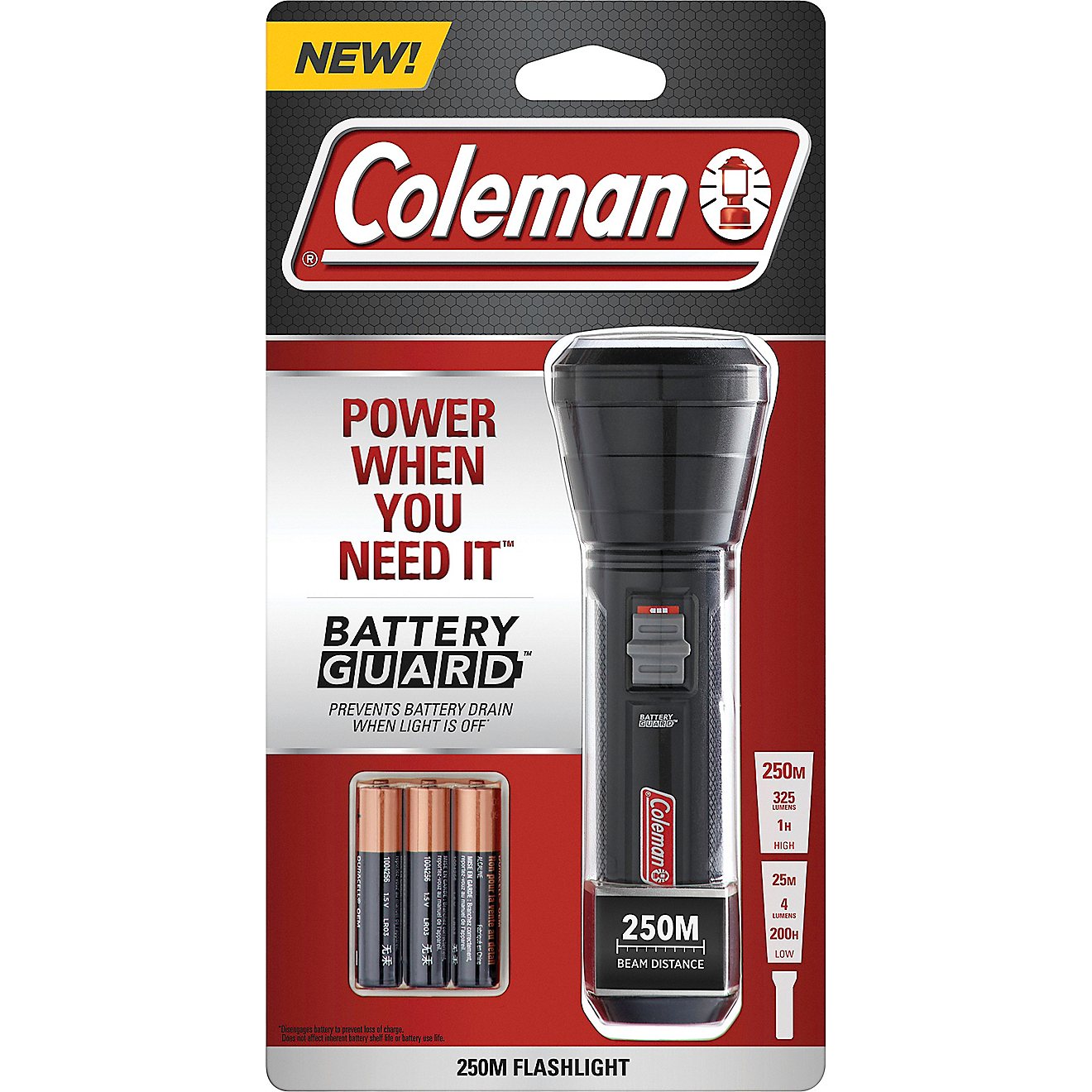 Coleman BatteryGuard 250M LED Flashlight                                                                                         - view number 3