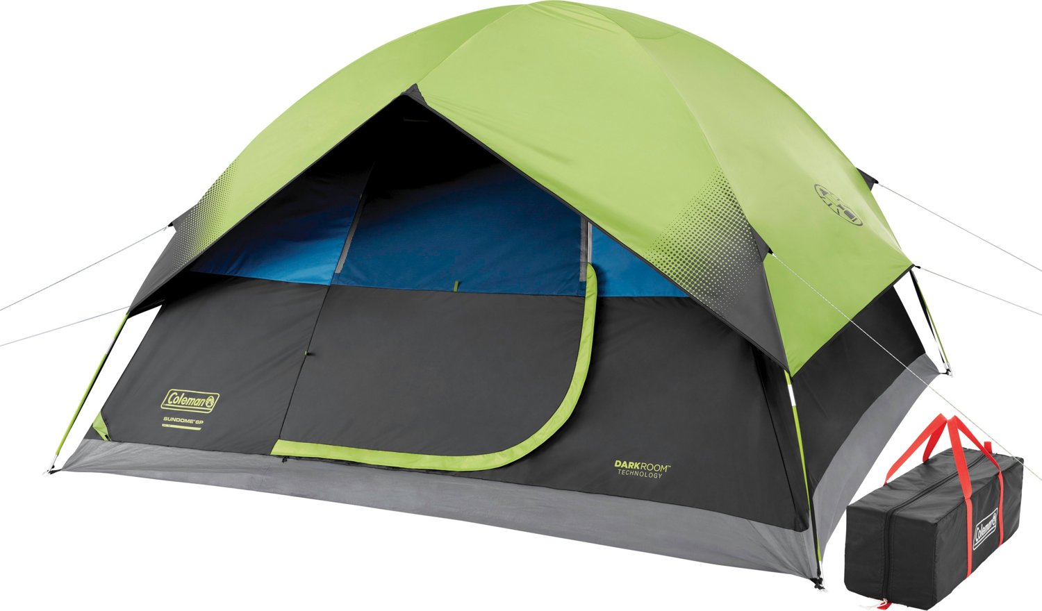 Coleman elite sundome 6 person hotsell tent with led light system