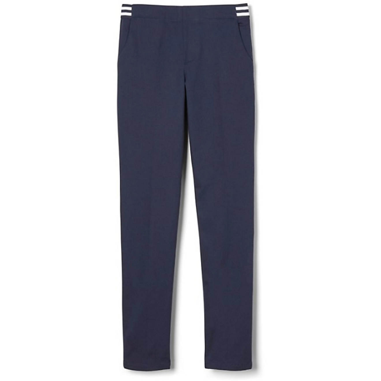French Toast Little Girls Pull-On Contrast Waist Pants 