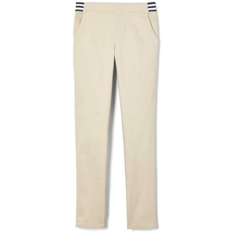 French Toast Girls School Uniform Pull-On Stretch Twill Skinny Pants, Sizes 4-20 & Plus