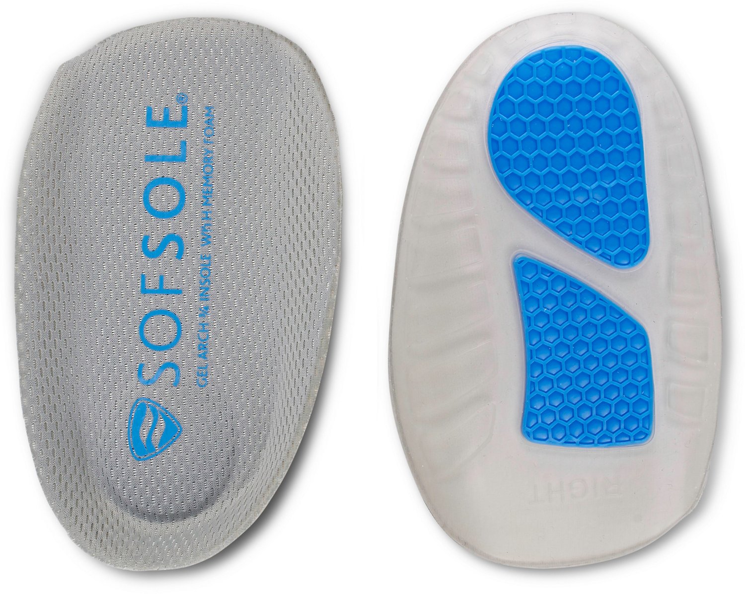 Sof Sole Women's Gel Arch with Memory Foam 3/4 Insole                                                                            - view number 2
