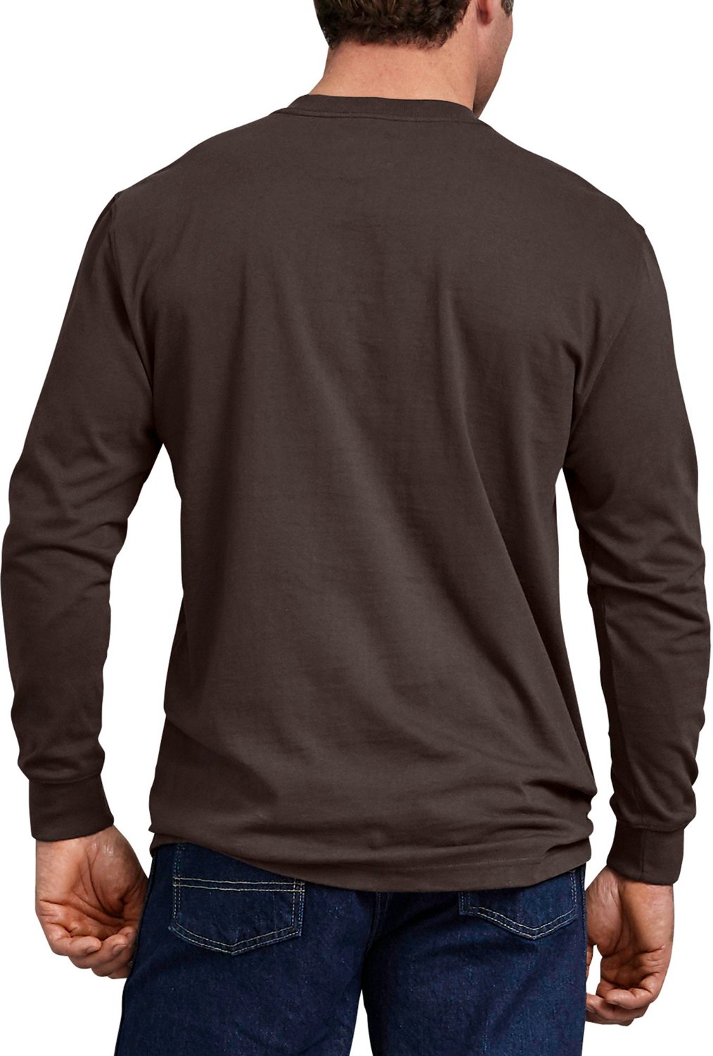 Dickies Men's Heavyweight Crew Neck Long Sleeve T-shirt                                                                          - view number 2