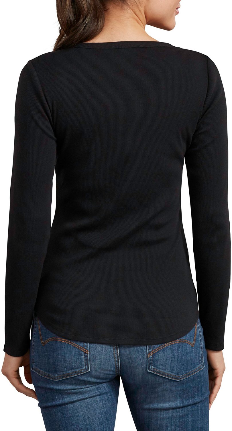 Dickies Women's Long Sleeve Henley Shirt - view number 2